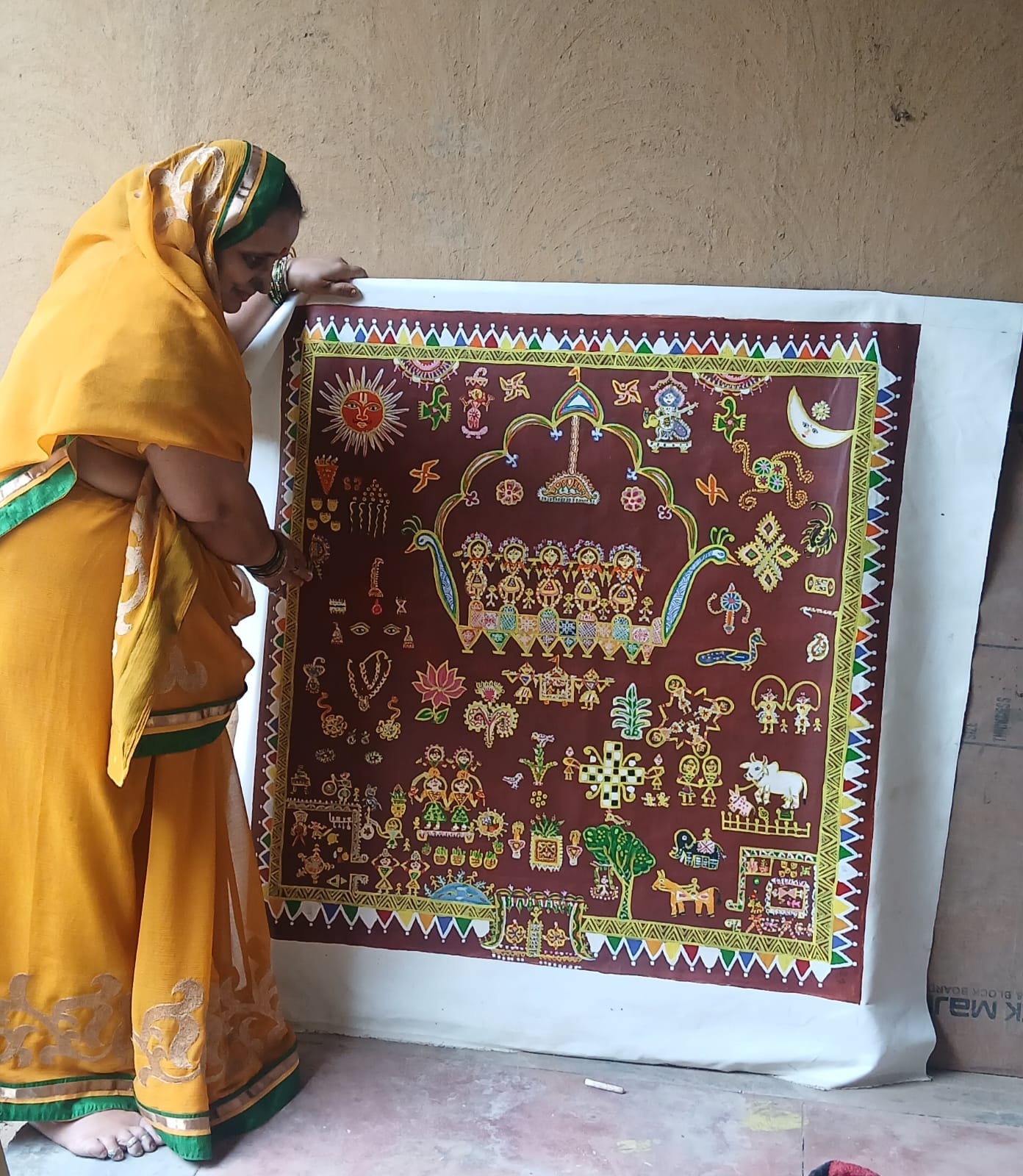 निमाड़ की लोक कला को राष्ट्रपति भवन की प्रदर्शनी में मिला गौरव
